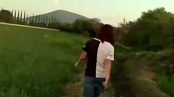 Petite Latina Nerd Submits to Hard Fucking on a Public Hill