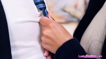 Binky Beaz Deepthroats Neighbor's Cock