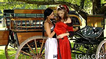Young Legal Age Teens Explore Lesbian Pleasures Together