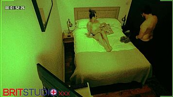 voyeur couple fucking in air bnb, what are they up to?