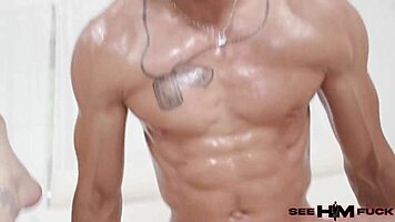 just watched this freckle-faced dude Amone Bane bang Abby McCoy in wild anal