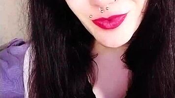 backstage with a pretty brunette in uniform