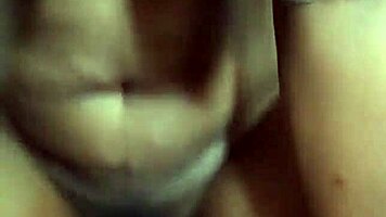 Cute babe Melina sits on the hard dick