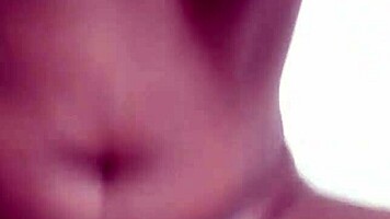 Cute babe Melina sits on the hard dick