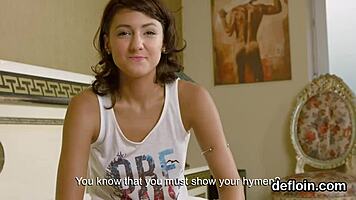 Wow! Lovesome Girl Opens Juicy Pussy and Loses Virginity Hardcore