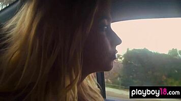 Lisa Seiffert poses naked outdoors with ripped clothes.