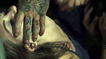 smokey-eyed honey jojo kiss in extreme rope anal bondage!