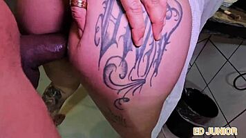 novinha gaucha manuh gets assfucked and blows