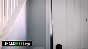 Ava's dirty quest to get pregnant with her teacher's seed turns erotic by the pool