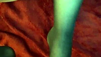 doing a footjob in stockings first try in my life 😍