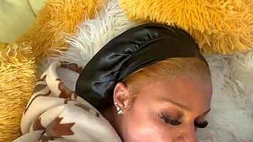 Renity Love Deepthroats Big Black Cock With Pierced Nipples Before Swallowing Monster Cum