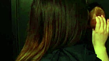 nurse visits gloryhole in costume for first time deepthroat