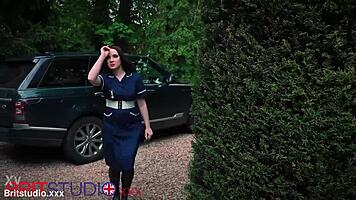 Nurse Cosplay Teen 18+ Collects Sperm Sample from Patient in Hot Homemade Session