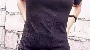 Sexy Pinay Teen Uses Huge Dildo on Big Clit in Construction Site