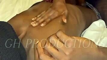 skinny african teens tease with hot foreplay