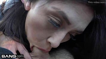 Kara faux gets oiled and cream filled in public