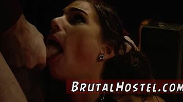 Young blonde helps with rough tasks