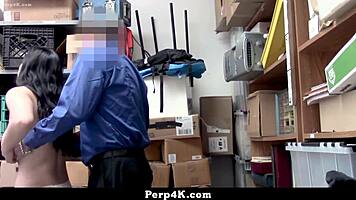 Suspect used a guise as an undercover lp officer to try and trick lp officer - perp4k