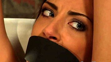 Two Tied Up Lesbian Slaves Whipped And Punished