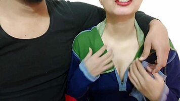 Indian Desi milf in tight homemade hardcore cowgirl sex video