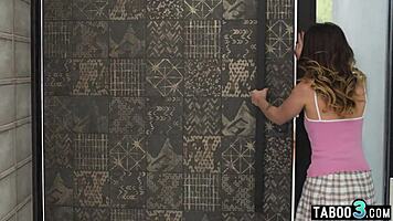 Dude takes off a virgin teen 18+s chanel camryn chastity belt and fucking her