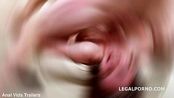 Rough Amateur Double Penetration Cumshot