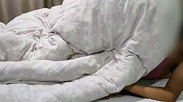 indian teen 18+ enjoys romantic hotel sex. she gets creampied in missionary style.