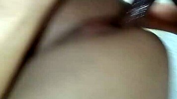 My wife gives wet blowjob after rough fucking, then dominates in amazon position 😈