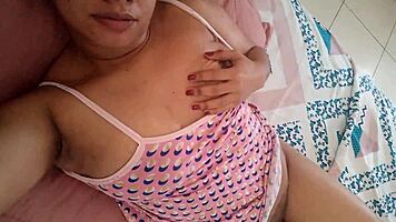 Nothing Richer Than Massaging Those Pussy Lips While the Tight Milf Gets Wet and Moans.