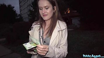 Public Agent Pounds Young 18+ Hard While Mom Is Next Door