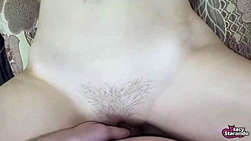 I fed my teen 18+ stepsister cum from spoon in homemade creampie!