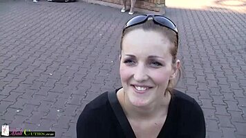 Mallcuties! Amateur young teens masturbate and have horny sex outdoors in the shop – so cute and public!