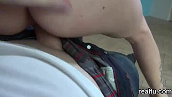 adorable czech teen 18+ie is seduced in the shopping centre and shagged in pov