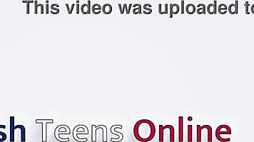 Two British teen 18+s explore each other with tongues and toys for the first time