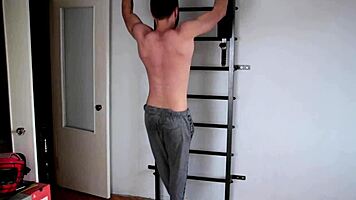 Workout turns into intense doggystyle fuck with girlfriend