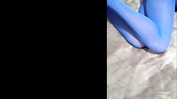 Milf In Pantyhose And Heels Teases With Curves