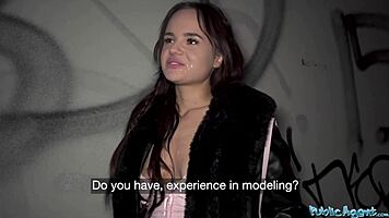 public agent cum on face