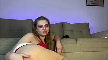 Anal Fucking Close-Up Double Penetration With Huge Dildo