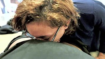 former ghetto gagger shows off her skills in missionary and doggystyle blowjob.