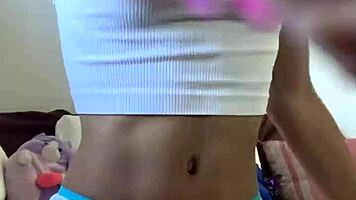 Barely Legal Petite Teen Shows Off and Plays with Toys