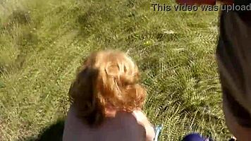 Pervert Spies Sexy Blonde on Wild Beach, Jerks Off Publicly