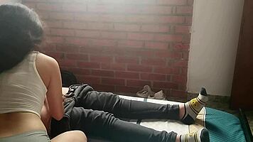 Hermosa Jovencita Se Traga Toda Mi Verga y Me Masturba Bien Rico