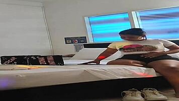 mature whore cheating on her husband with her little 18+ step-nephew