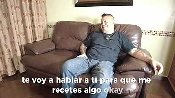 Latina university student rides and gets creampie in doggystyle casting interview