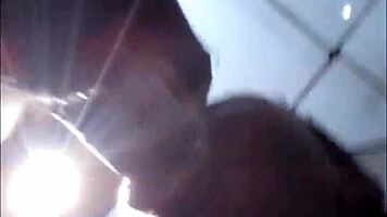 Watch this African teen slobber on my dick with her fat lips?