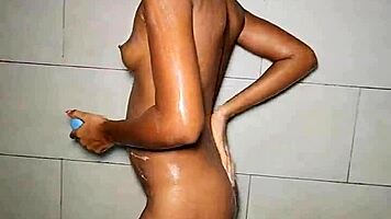 Sexy teen prepares for intense banging at home