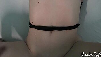 stepsis got tied up and creampied while parents were away