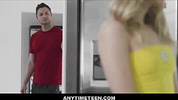 Skinny Blonde Teen Used As Fuck Doll For Best Friend's Favor