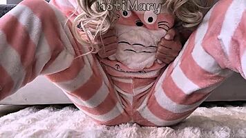 Hey, watch this Asian teen 18+ finger her hairy pussy to a close-up squirt orgasm