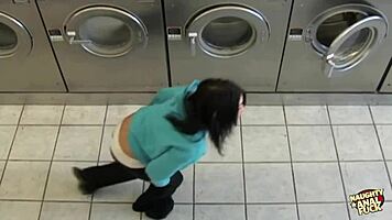 Britney Stevens Doesn't Know How To Use Washing Machine But Knows How To Fuck Hard!